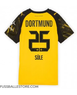 Günstige Borussia Dortmund Niklas Sule #25 Heimtrikot Damen 2025-26 Kurzarm Günstige Borussia Dortmund Niklas Sule #25 Heimtrikot Damen 2025-26 Kurzarm